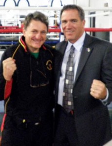 Miko Peled and Father Dave in September 2011